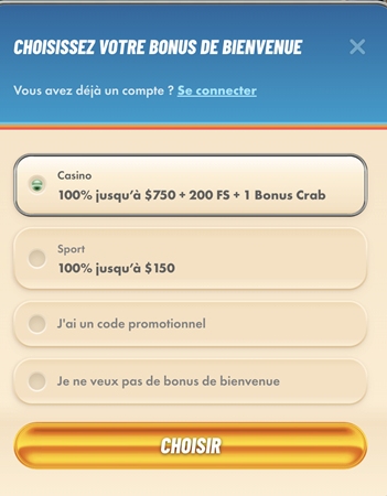 procédure d’inscription