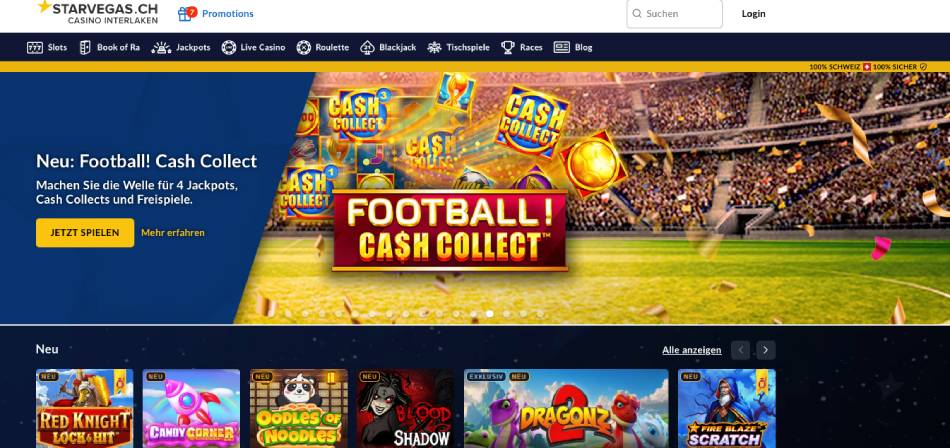 Starvegas top casino online pour les joueurs en suisse